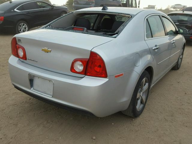 1G1ZC5EU8CF254816 - 2012 CHEVROLET MALIBU 1LT SILVER photo 4