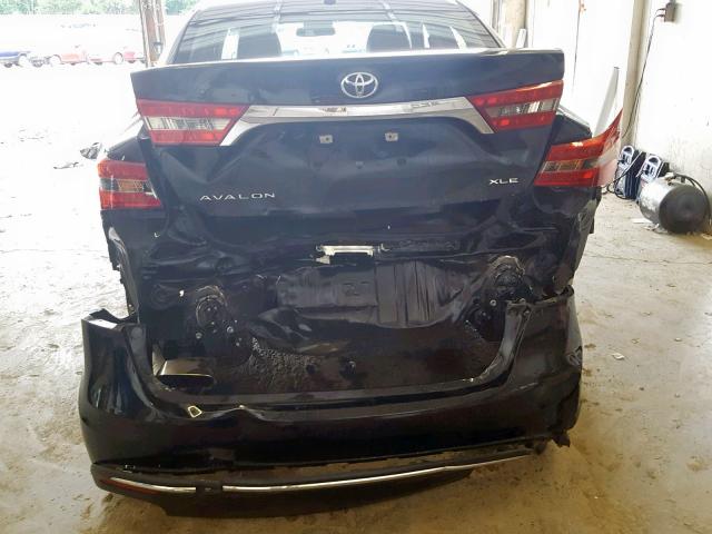 4T1BK1EB8GU199400 - 2016 TOYOTA AVALON XLE BLACK photo 9