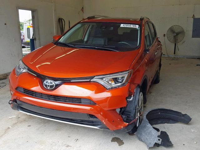 JTMDFREV3GJ074235 - 2016 TOYOTA RAV4 LIMIT ORANGE photo 2