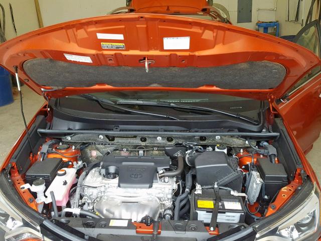 JTMDFREV3GJ074235 - 2016 TOYOTA RAV4 LIMIT ORANGE photo 7