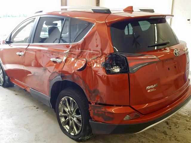 JTMDFREV3GJ074235 - 2016 TOYOTA RAV4 LIMIT ORANGE photo 9