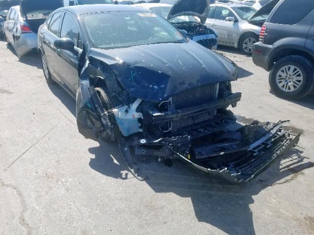 3FA6P0G79ER114410 - 2014 FORD FUSION S BLACK photo 1