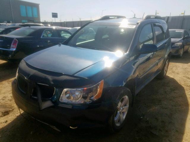 2CKDL73F576117505 - 2007 PONTIAC TORRENT GREEN photo 2