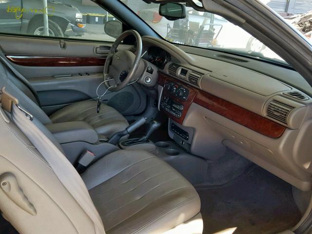 1C3EL55U61N597475 - 2001 CHRYSLER SEBRING LX BROWN photo 5