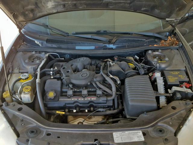 1C3EL55U61N597475 - 2001 CHRYSLER SEBRING LX BROWN photo 7