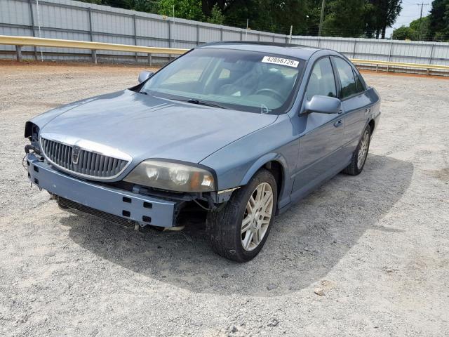 1LNHM87A64Y642441 - 2004 LINCOLN LS BLUE photo 2