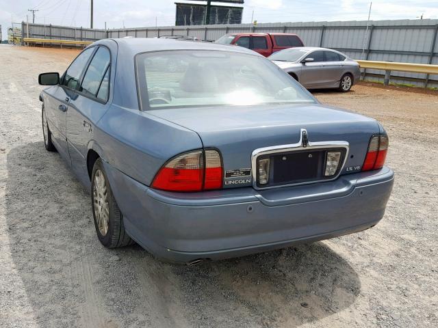 1LNHM87A64Y642441 - 2004 LINCOLN LS BLUE photo 3