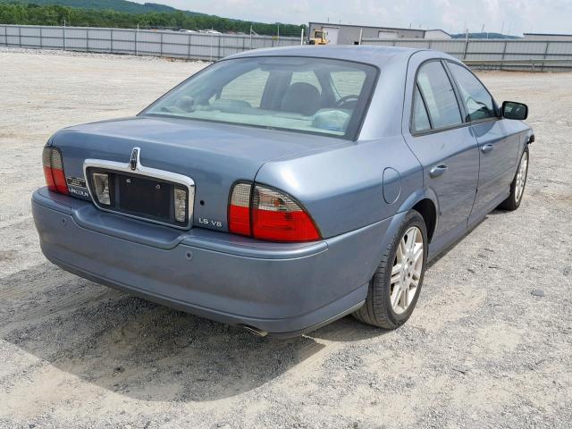 1LNHM87A64Y642441 - 2004 LINCOLN LS BLUE photo 4