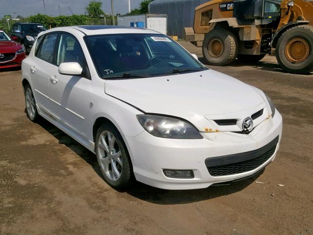 JM1BK343981846139 - 2008 MAZDA 3 HATCHBAC WHITE photo 1