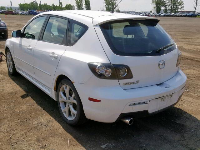 JM1BK343981846139 - 2008 MAZDA 3 HATCHBAC WHITE photo 3