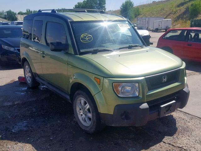 5J6YH28796L013128 - 2006 HONDA ELEMENT EX GREEN photo 1