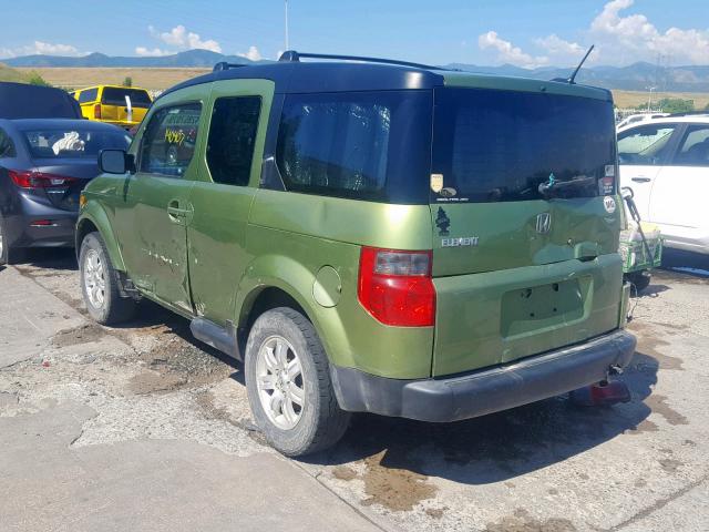 5J6YH28796L013128 - 2006 HONDA ELEMENT EX GREEN photo 3