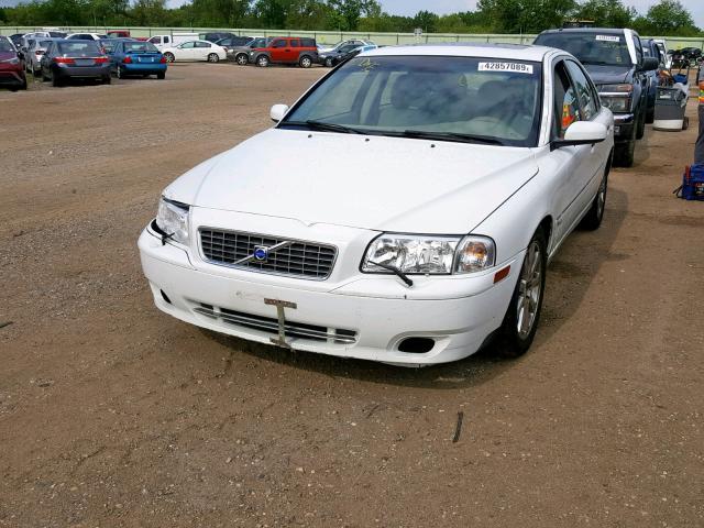 YV1TH59H241354981 - 2004 VOLVO S80 2.5T WHITE photo 2