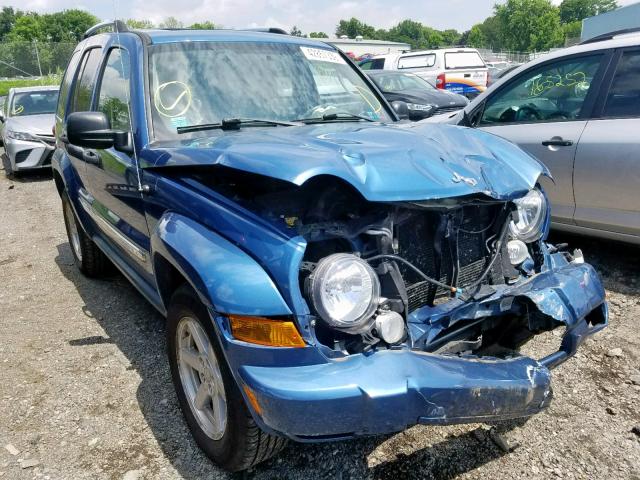 1J4GL58K26W138504 - 2006 JEEP LIBERTY LI BLUE photo 1