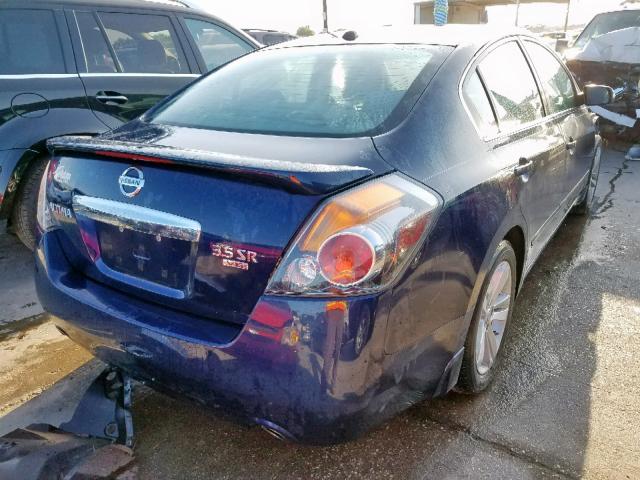 1N4BL2AP2CN498299 - 2012 NISSAN ALTIMA SR BLUE photo 4