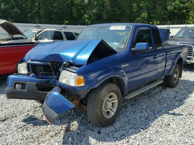 1FTYR44U77PA47847 - 2007 FORD RANGER SUP BLUE photo 2