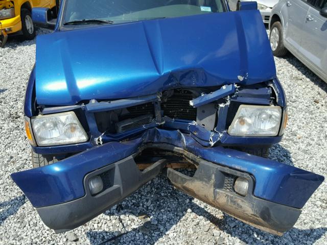 1FTYR44U77PA47847 - 2007 FORD RANGER SUP BLUE photo 7