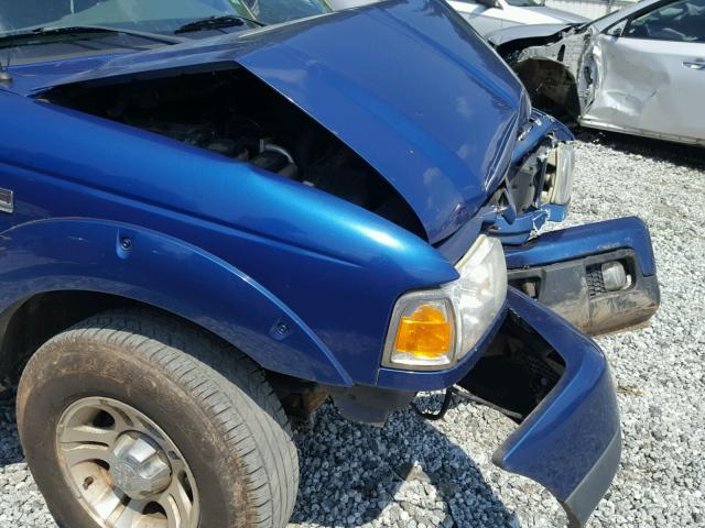 1FTYR44U77PA47847 - 2007 FORD RANGER SUP BLUE photo 9