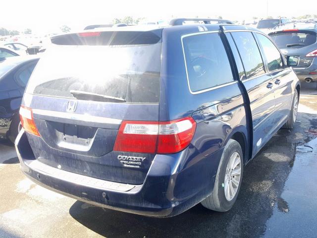 5FNRL38825B062521 - 2005 HONDA ODYSSEY TO BLUE photo 4