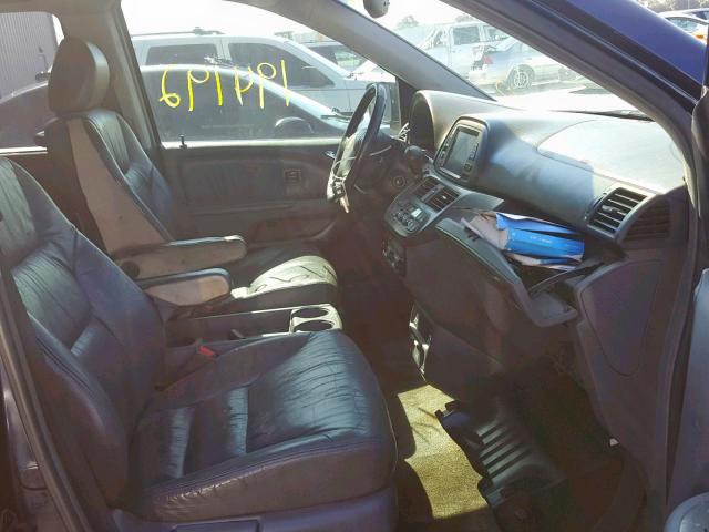 5FNRL38825B062521 - 2005 HONDA ODYSSEY TO BLUE photo 5