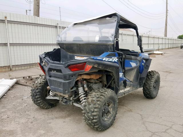 4XAVBE871GB325048 - 2016 POLARIS RZR S 900 BLUE photo 4