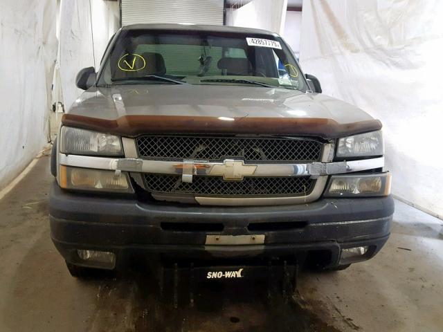 1GCEK19T43Z276720 - 2003 CHEVROLET SILVERADO SILVER photo 9