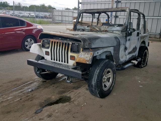 1J4FY19P2SP257870 - 1995 JEEP WRANGLER / WHITE photo 2