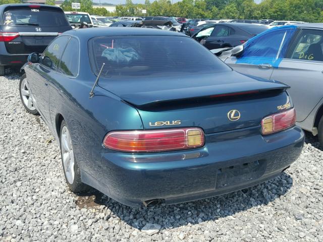 JT8CD32ZXV1001333 - 1997 LEXUS SC 300 GREEN photo 3