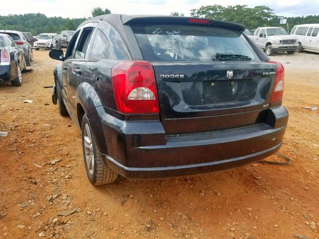 1B3CB4HAXAD650526 - 2010 DODGE CALIBER SX BLACK photo 3