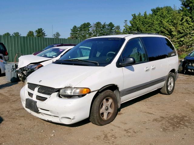 2B4GP45G0XR305342 - 1999 DODGE CARAVAN SE WHITE photo 2