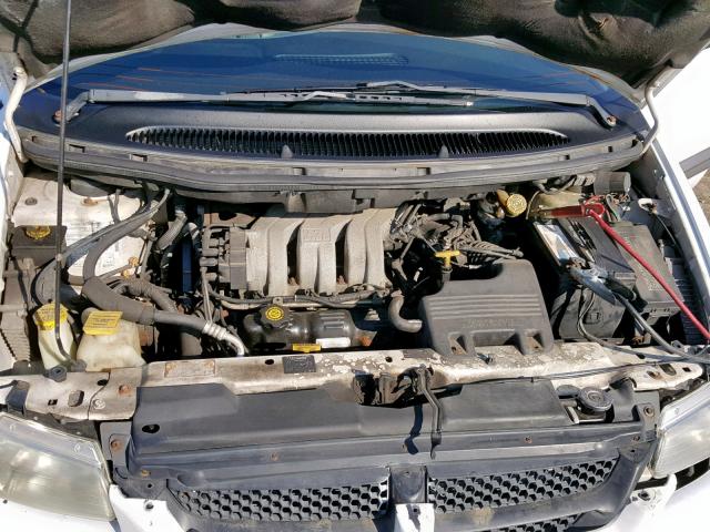 2B4GP45G0XR305342 - 1999 DODGE CARAVAN SE WHITE photo 7