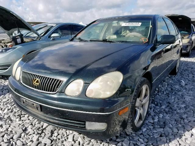 JT8BD69SX20156813 - 2002 LEXUS GS 300 GREEN photo 2