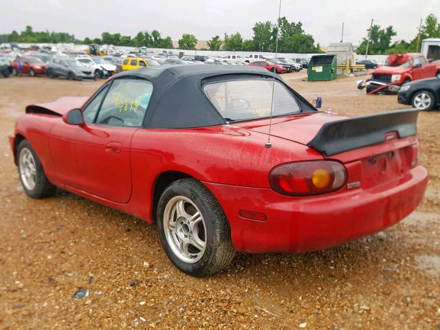 JM1NB3539X0100936 - 1999 MAZDA MX-5 MIATA RED photo 3