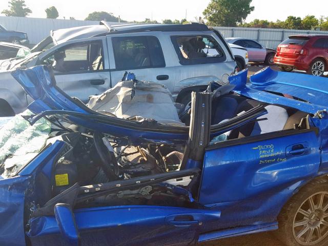 JF1GD706X6L501250 - 2006 SUBARU IMPREZA WR BLUE photo 10