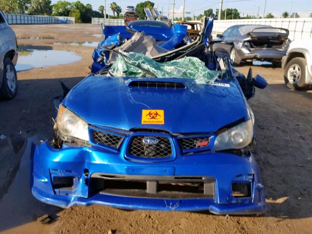 JF1GD706X6L501250 - 2006 SUBARU IMPREZA WR BLUE photo 9