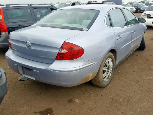 2G4WC532751244456 - 2005 BUICK LACROSSE C BLUE photo 4