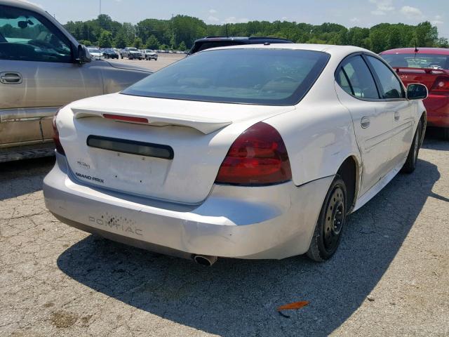 2G2WP552161139391 - 2006 PONTIAC GRAND PRIX WHITE photo 4