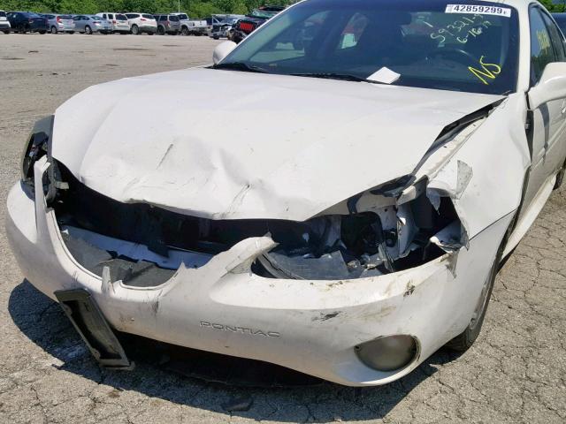 2G2WP552161139391 - 2006 PONTIAC GRAND PRIX WHITE photo 9