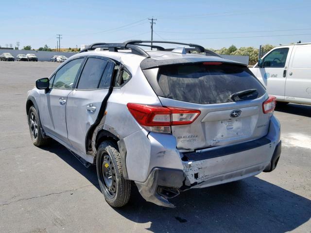 JF2GTADC0J8260323 - 2018 SUBARU CROSSTREK Gümüş foto 3