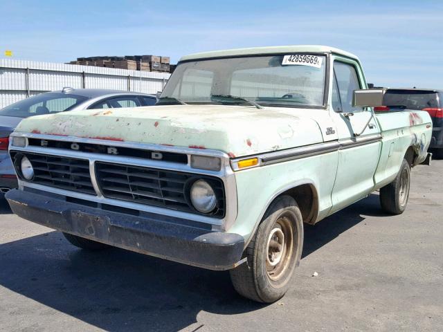 F15GRAJ1034 - 1978 FORD F-150 GREEN photo 2