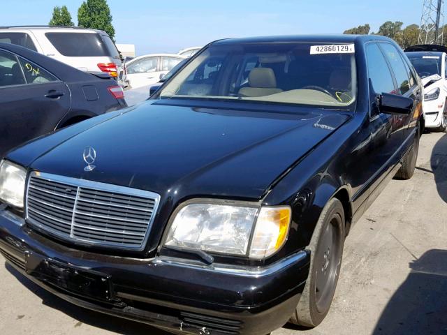 WDBGA51G3XA419936 - 1999 MERCEDES-BENZ S 500 BLACK photo 2