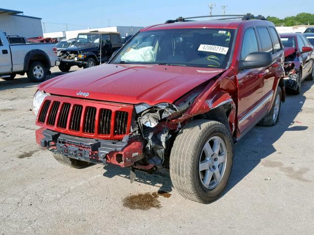 1J4PR4GK2AC121030 - 2010 JEEP GRAND CHER RED photo 2