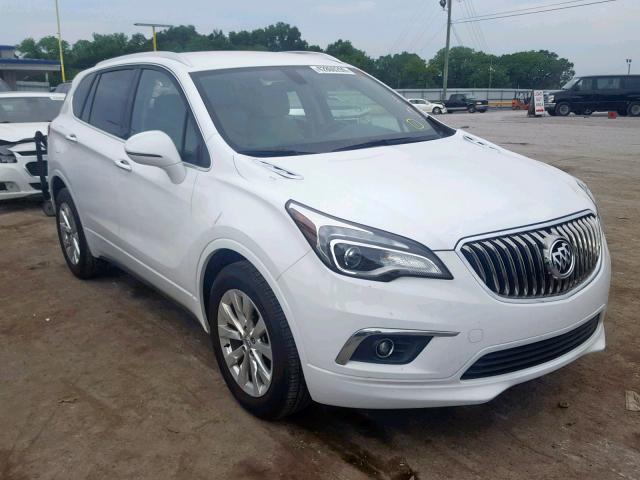 LRBFX1SAXJD007628 - 2018 BUICK ENVISION E WHITE photo 1