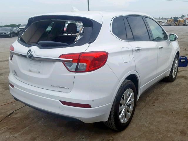 LRBFX1SAXJD007628 - 2018 BUICK ENVISION E WHITE photo 4