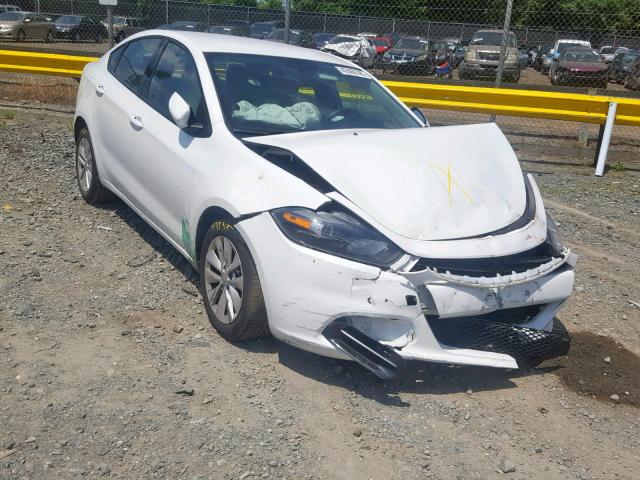 1C3CDFBB1ED742382 - 2014 DODGE DART SXT WHITE photo 1