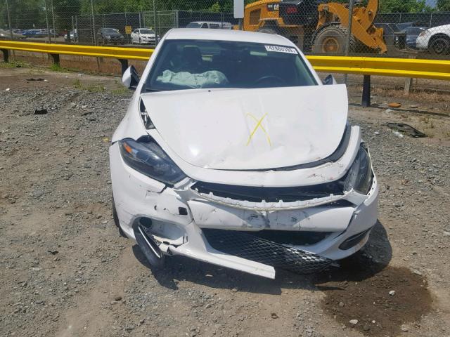 1C3CDFBB1ED742382 - 2014 DODGE DART SXT WHITE photo 9