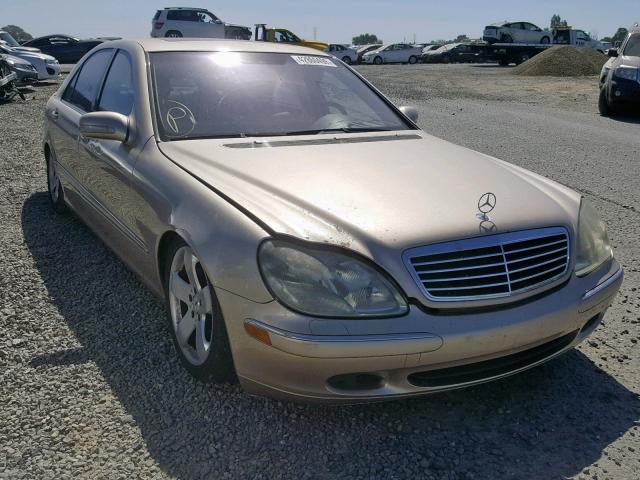 WDBNG75JX2A300443 - 2002 MERCEDES-BENZ S 500 GOLD photo 1