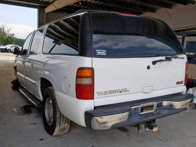 3GKEC16Z13G120659 - 2003 GMC YUKON XL C WHITE photo 3