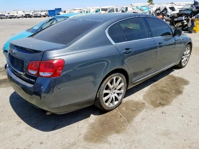 JTHBH96S965000829 - 2006 LEXUS GS 300 GRAY photo 4