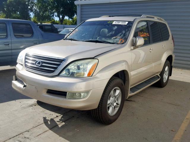 JTJBT20X560124618 - 2006 LEXUS GX 470 GOLD photo 2